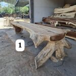 Mesa em tronco