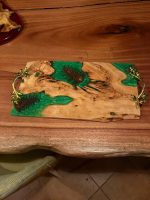 ESCULTURA- Bandeja de servir em resina