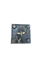DECORAÇAO — Caixa de joias azul em cimento artesanal - Image 3