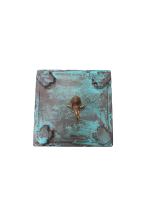 DECORAÇAO — Caixa de joias azul/verde em cimento artesanal - Image 3