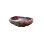 DECORAÇAO – Vaso em cimento artesanal e vinho tinto