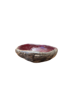 DECORAÇAO – Vaso em cimento artesanal e vinho tinto